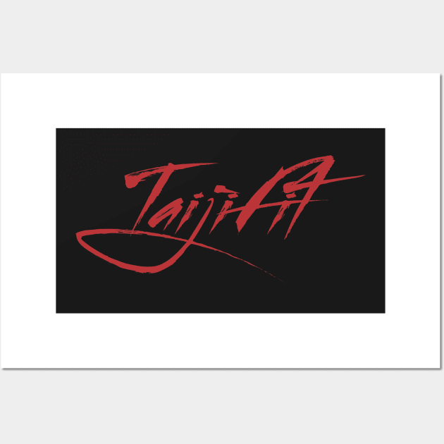 Taijifit Script Tee Wall Art by TaijiFit